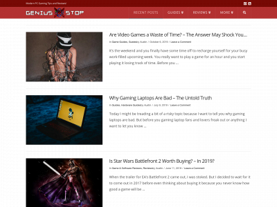 geniusstop.com snapshot