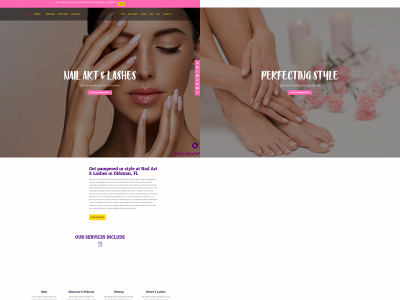 nailartnlashes.com snapshot