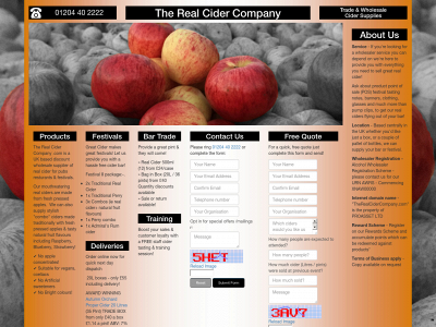 therealcidercompany.com snapshot