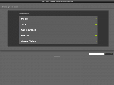 tmangrich.com snapshot