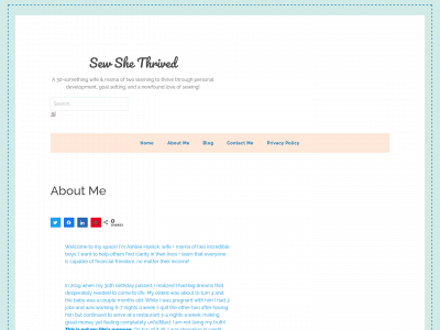 sewshethrived.com snapshot