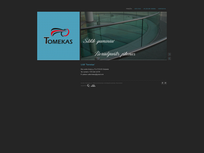 tomekas.lt snapshot