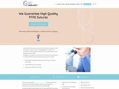 ptfesutures.com snapshot