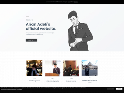 arianadeli.com snapshot