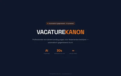 vacaturekanon.nl snapshot
