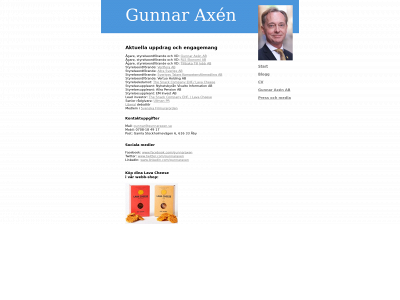 gunnaraxen.se snapshot