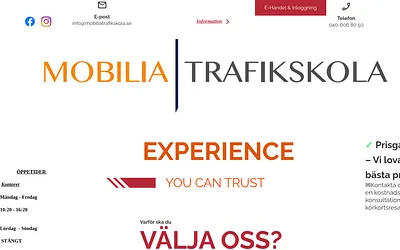 mobiliatrafikskola.se snapshot