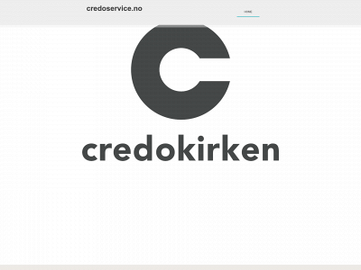 credoservice.no snapshot