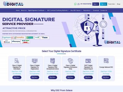 dsignature.in snapshot
