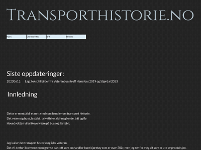 transporthistorie.no snapshot