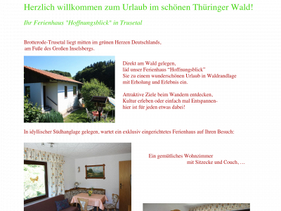 thueringer-wald-ferien.de snapshot