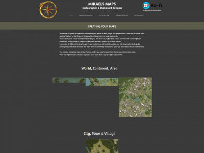 mikaelsmaps.com snapshot