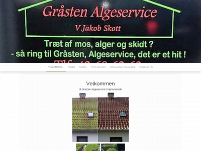 graastenalgeservice.dk snapshot