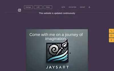 jaysart.se snapshot