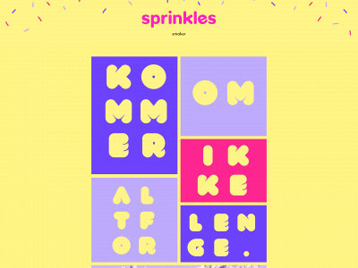 sprinkles.no snapshot