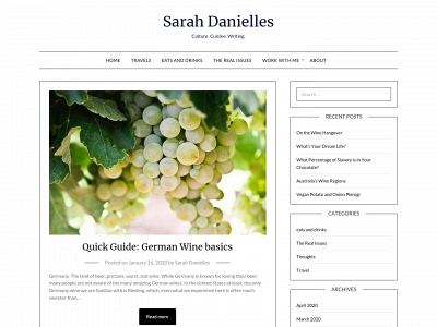 sarahdanielles.com snapshot