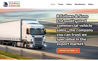 rftruckexport.co.uk snapshot