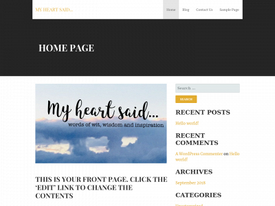 myheartsaid.com snapshot