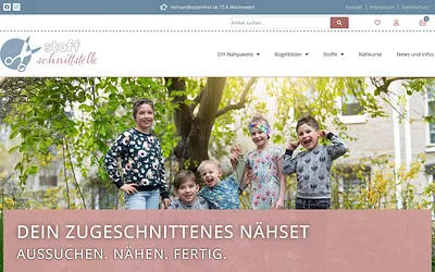 stoffschnittstelle.de snapshot