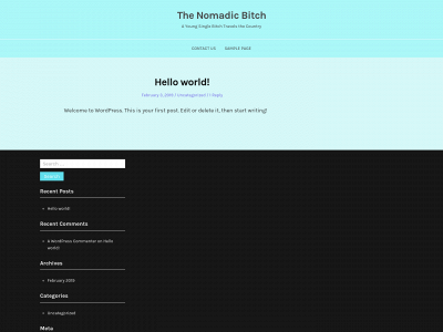 thenomadicbitch.com snapshot