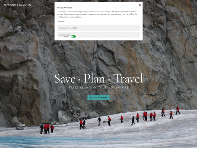 wanderandacquire.com snapshot