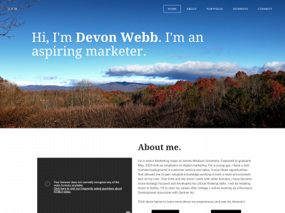 www.devonkwebb.com snapshot