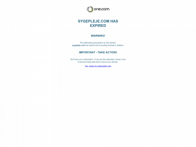sygepleje.com snapshot