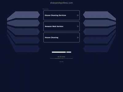 sharpandspotless.com snapshot