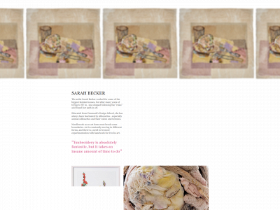 sarahbecker.dk snapshot