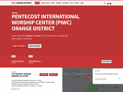 piwcorangenj.org snapshot