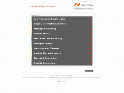 napervilletherapist.com snapshot