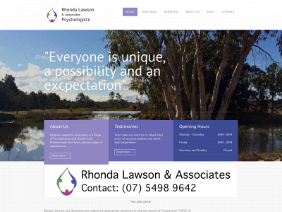 rhondalawson.com snapshot