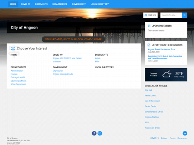 cityofangoon.org snapshot