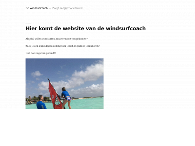 dewindsurfcoach.nl snapshot