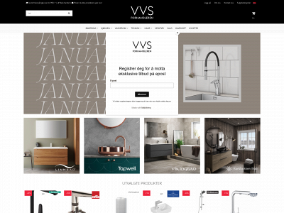 vvsforhandleren.no snapshot