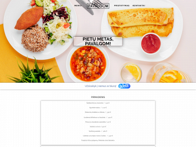 pavalgom.lt snapshot