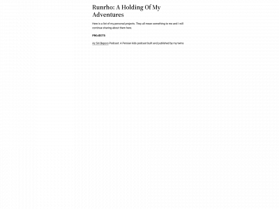 runrho.com snapshot