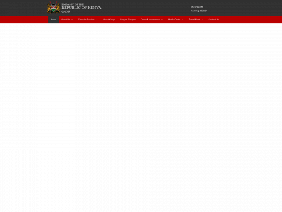 kenyaembassydoha.com snapshot