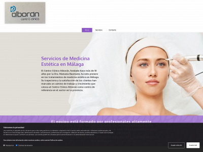 www.alboranmedicinaestetica.com snapshot
