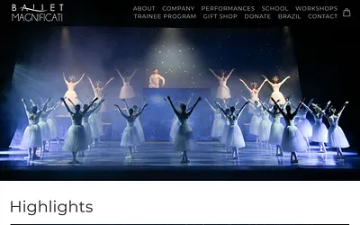 www.balletmagnificat.com snapshot