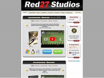red27studios.com snapshot