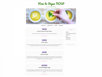 howtovegannow.com snapshot