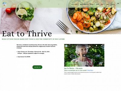 eattothrive.info snapshot