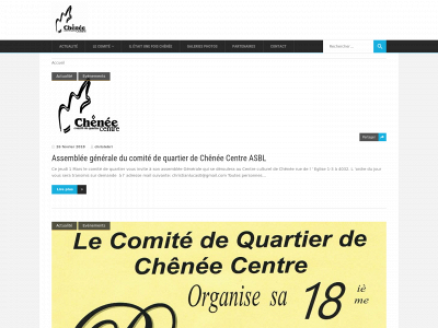 chenee-centre.be snapshot