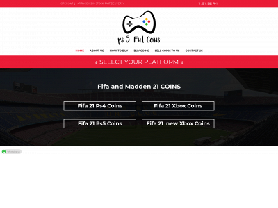 ps5futcoins.com snapshot
