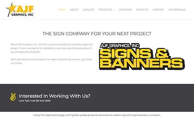 ajfgraphics.com snapshot