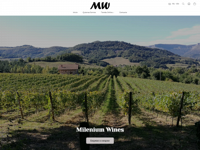 mileniumwines.com snapshot