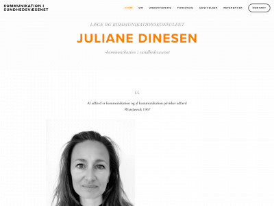 julianedinesen.dk snapshot