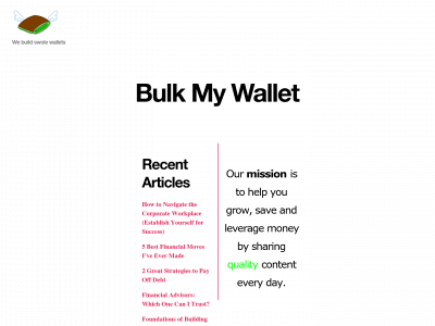 bulkmywallet.com snapshot