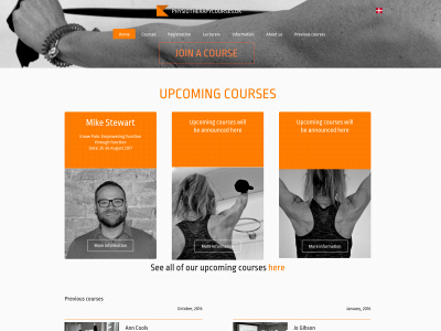 physiotherapycourses.dk snapshot